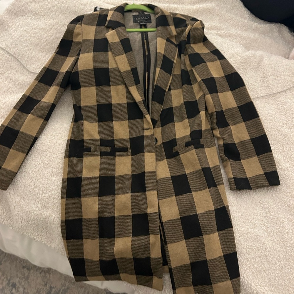 Sanctuary Striped trench coat